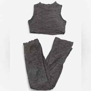 Amazon Women's Dar Brown Textured 2-piece Set